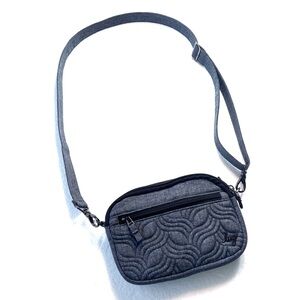 LUG Super Coupe Bag Quilted Convertible Crossbody Belt‎ Gray Adjustable NWOT